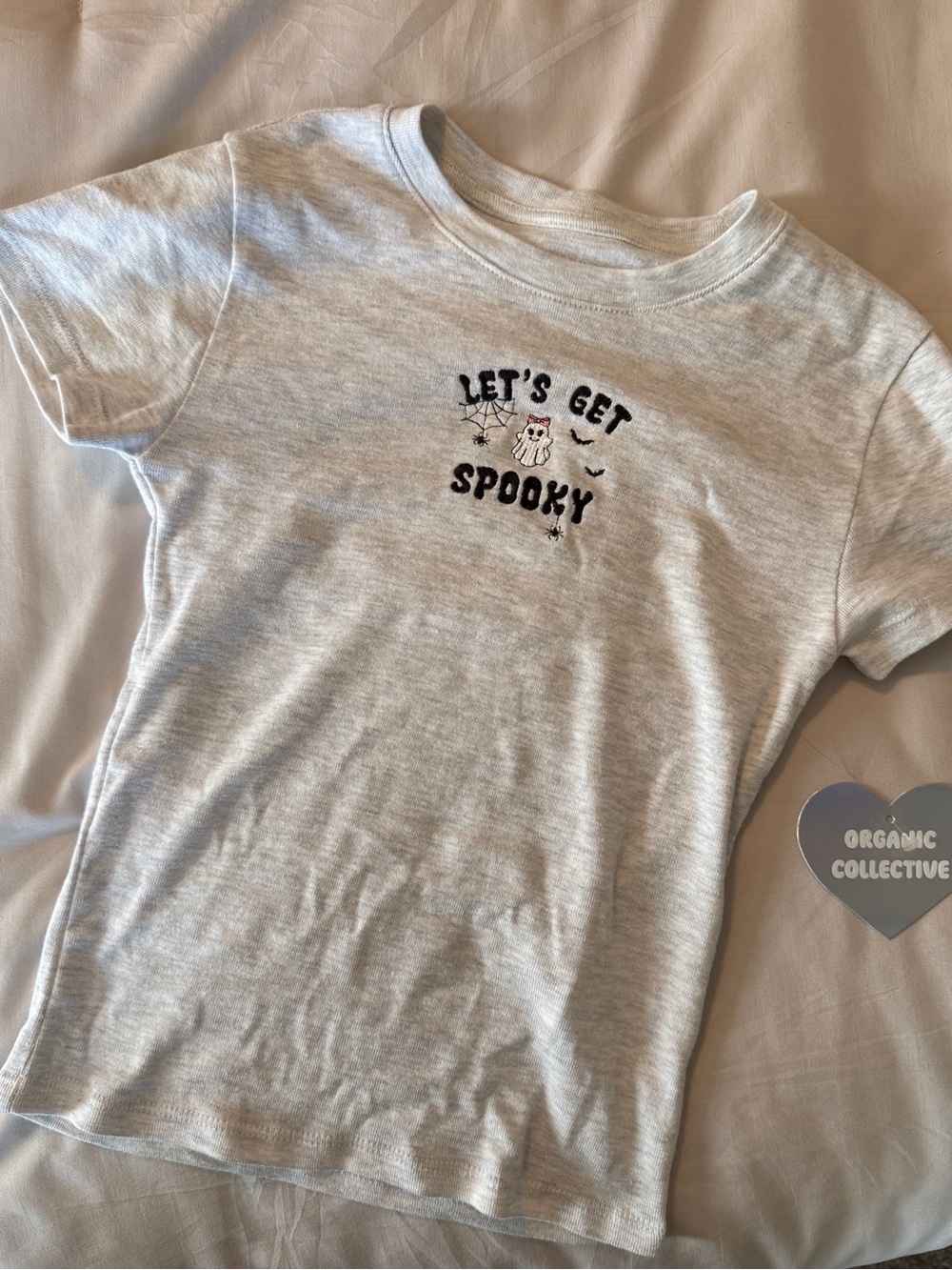 'Let's Get Spooky' cropped Tshirt